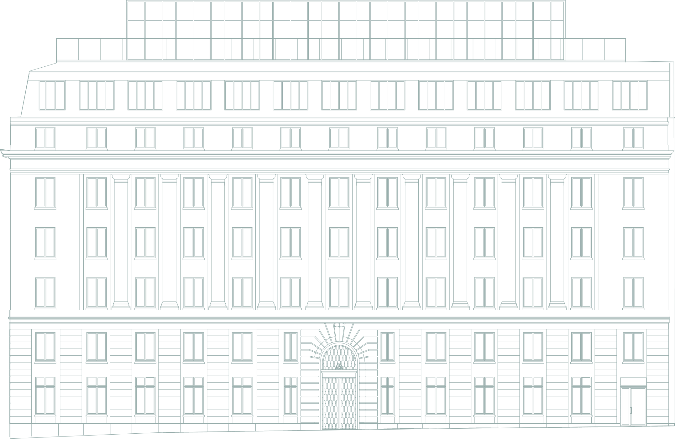 Building cross section
